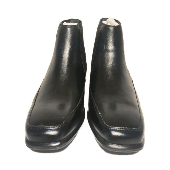 New Men\'s Donald Pliner Gunter Calf Chelsea Black Boot, Size 7 main image 5